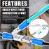 50 Pcs Double Piggyback Spade Connectors, Electrical Double Male Female Adapter Quick Disconnect Piggyback Terminals