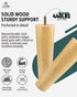 La Vane 7 inch 18cm 5/16 inch Set 4 / Solid Wood Furniture Legs - Tapered Replacement Feet with Thread & Mounting