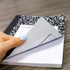BAZIC Composition Book, Wide Ruled 100 Sheet, Premium Black Marble Notebook for Office School