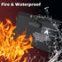 KaAutoler (11"*7.5") Fireproof Money Bag with Lock Fireproof and Waterproof Cash Bag with Zipper Closure Fireproof