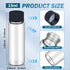 100pcs 0.5 Oz/15ml Clear Glass Vials, Sample Vials with Screw Cap and PE Liners Stopper, Leak-Proof for Storage Liquid