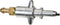 Scepter Marine Mercury Barb Male Tank Connector, 3/8"