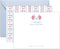 Lemon Grace Co - Personalized Patriotic Stationery, USA Stationary Cards and Envelopes Set, Note