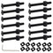Jiozermi 12 Pcs M6 x 55mm Hex Socket Head Screws Bolts Barrel Nuts,