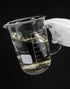 QWORK Beaker with Handle, 1000ml/33.81oz Measuring Cup, Borosilicate Glass, 2 Pack