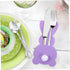 4pcs PRETYZOOM Easter Bunny Cutlery Holder Bags Adorable Tail Design for Festive Table Decor for Dinner Parties