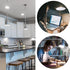 Edison LED Light Bulbs, 60 Watt Equivalent, 8W Dimmable, 5000K Daylight, 800 Lumen, E26 Base, 6 Pack for Kitchen
