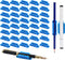 VZZNN Adhesive Pen Holders for Desk Set of 40 - Reusable Silicone