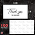Package Inserts - Thank You For Your Order Business Note Cards, Customer Appreciation Writable Cards, 100 Per Pack