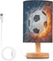 YYZZH Table Lamp Soccer Ball in Fire Flame Water Sport Design American Football