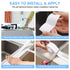 Caulk Tape Bath & Kitchen, Self Adhesive Waterproof Caulking Tape, Traditional Caulking Replacement (White, 1.5"x10.5Ft)