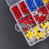 Hilitchi 160-Pcs Assorted 22-10 AWG Insulated Ring Wire Crimp Connector Terminals Assortment Kit
