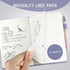 Small Notebook - College Ruled, 3 Pack (3 colors), 3.7x5.7 in Pocket Notebook, Mini Hardcover Lined Note Pads