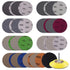 MAXMAN 3 Inch Sandpaper (75mm) Silicon Carbide Wet/Dry Hook & Loop Sanding