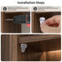 Sorcristy 20pcs 1/8 Inch (3mm) 3mm Shelf Support Pegs, Clear Plastic Shelf Pins for Small Holes Only, Cabinet Shelfs