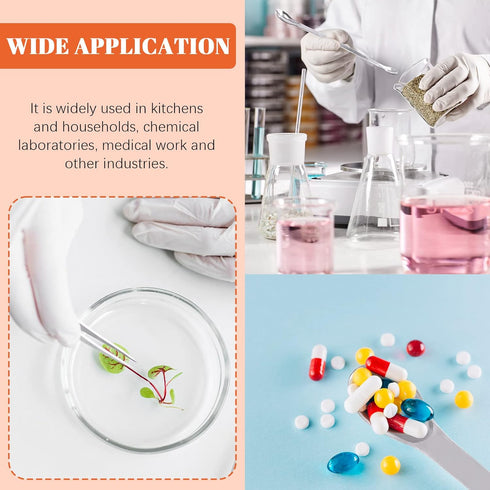 Tanstic 23Pcs Stainless Steel Lab Spatula Micro Scoop Set, Includes 22pcs Laboratory Tiny Mixing Tools