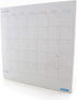BAZIC Magnetic Dry Erase Calendar Board Tile + Markers & Magnets, 14" X 14" Calendar Whiteboard for Office Schedule Planner, 1-Pack by BAZIC Products