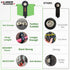 ULIBERMAGNET Heavy Duty Magnetic Storage Hooks, Strong Tool Organizer for Garage, Extension Cord, Hose, Cable, Rope,