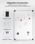VUSIGN Magnetic White Board Kit for Wall, 36" x 24", Includes 1 Dry Eraser, 2 Multicolor Markers, 4 Magnetic Pins,