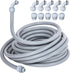 Neoaider 3/4 Inch 25FT Liquid Tight Conduit and Connector Kit, Flexible Non Metallic