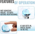2 Pack Suction Cup Razor Holder for Shower Wall Accessories No-Drill Shower Razor Holder Suction Caddies Waterproof