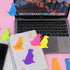 Cute Dog Sticky Notes with Paper Clips, 210 Sheets Cartoon Animal Self-Stick Notes - Index Tabs Dog Shape Memo Pads, 7
