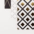 U Brands Classic File Folders Set - Office Supplies in Black, Gold, and White, FSC Certified, 6 Count