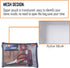 pendancy Mesh Zipper Pouch 5pcs Lightweight Nylon File Folders Document Organizer for Travel and Office