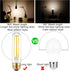 LiteHistory Tubular Light Bulb 6W Equal E26 LED Bulb 60 Watt dimmable Neutral White 4000K E26 Edison Bulb AC120V 600lm T9 T10 LED Bulb for Rustic Pendant,Island,Chandeliers,Wall sconces Pack of 6 by LiteHistory