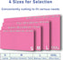 Boutilon Pink,30"x14") Leather Desk Pad Protector,Non-Slip Mouse Pad,Laptop Desk Pad,Office Mouse Mat,Waterproof
