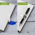 Outus 12 Pcs Metal Pen Holders for Clipboard, Adjustable Spring Loops Organizer, Manganese Steel Clip for Notebook,