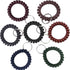 BIHRTC Pack of 7 Colorful Wrist Coil Spring Key Chain, Stretchable Spiral Key Rings for Outdoor Sports