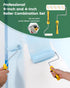 9 Inch 4 inch, 16 Set VOOMEY Paint Roller Kit with Extension Pole - Paint Roller with Tray, Mini Paint Roller Small