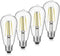 Gozelux LED Edison Bulbs, 60W Equivalent ST19, Efficient 6W LED, E26 Medium