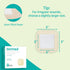 3" 3", 10 Pack Ourmed Silicone Foam Dressing with Border Adhesive - Large Absorbent Waterproof Bandage for Wound Care