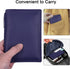 Wisdompro Journal Cover - 2 Pack Blue PU Leather Notebook Cover for Field Notes or 3.5" x 5.5" Pocket Notebooks