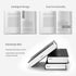 Metal Bookmark - Stylish Teacher Gift, Unique Light & Durable Reward Bookmark with SuperGrip U-Shape Design (Black)