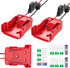 3 Packs Power Wheels Adapter for Milwaukee M18 Battery, Battery Converter Kit with Fuse & Switch for DIY RC Car Toys