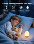 256 Egg Light for Nursery, RGB Baby Night Light, Rechargeable Night Light for Kids, Portable Small Cordless Bedside