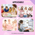 Fulmoon 50 Pcs Cute Back to School Ballpoint Pens Bulk, Comfortable Writing Pens in Medium Point 1.0 mm for Teacher