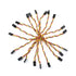 ZYAMY 10PCS 3P Line 3P Pins 2.54mm Pitch Female to Female Cable Connector Multicolor Jumper Wire 20CM