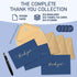 Frelimiu 200 Pack Set 4x6 Thank You Cards With Envelopes Gold Foil Bulk & Stickers Thank You Notes Blank Personalizable