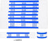 ESSENTIAL 100 7.5 1.15 Inches, ($100 Pcs Currency Straps - Bill Wrappers, x Money Bands to Organize Bills, ABA Standard