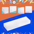 Crtiin 50 Pcs Pencil Boxes Bulk, Plastic Clear Pencil Case for School Supplies Organization (7.17 x 2.36 x 0.94 Inch)
