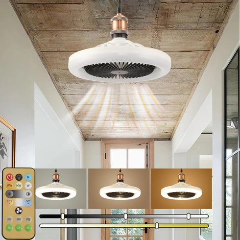 9.84ft socket fan light Plug in Ceiling Fan With Light and Remote Control Comes with Plug Cable,Enclosed Small Screw