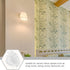 7.67X7.67X4.40 Inch VILLCASE Floral Lamp Shade Translucent Plastic Light Diffuser for Ceiling Fan Wall Sconce Floor