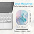 Small Mouse Pad, Mini Mouse Pad 6 x 7 Inch | Non-Slip Rubber Base, Waterproof Mouse Mat for Home Office Travel, Cyan