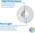 Nicor DLF301205KWH Flush Mount, 5000K, White