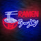 Ramen Neon Sign Japanese Noodles Neon Light for Wall Decor Dimmable LED