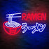 Ramen Neon Sign Japanese Noodles Neon Light for Wall Decor Dimmable LED